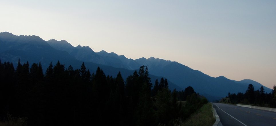 a mountain vista
