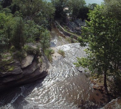 Hector Falls, below Highway 414