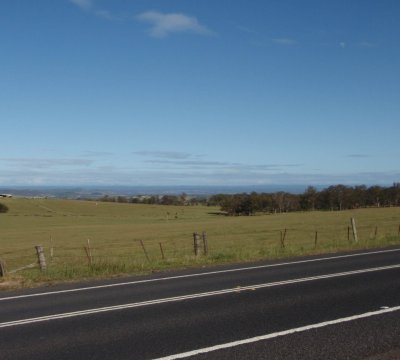 Looking west from the Hamilton Hume memorial, just outside of Appin