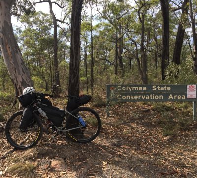 Entering Colymea State Conversation Area. Another sign of the deadly approach to conservation species 'management'