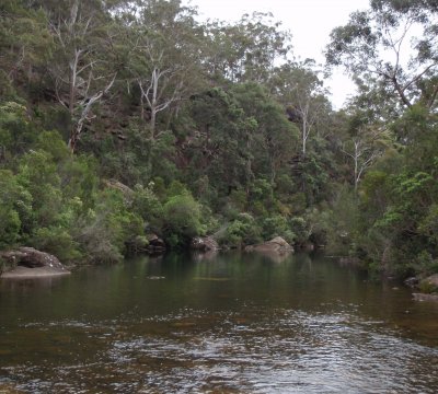 Upstream from Freres Crossing, Kentlyn, Georges River